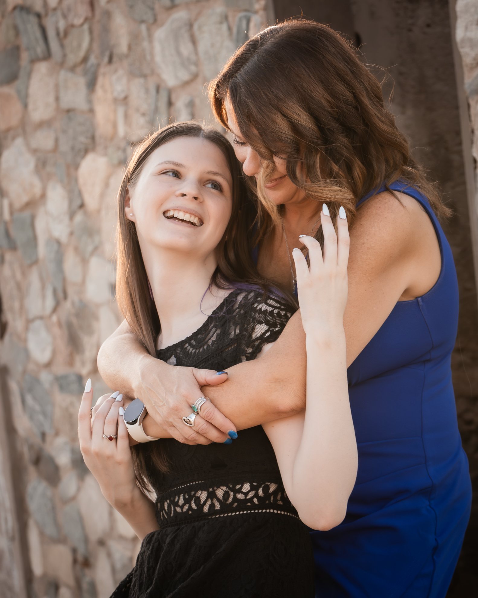 Kim Mother Daughter family portrait by Pak Studios in Arizona family portrait session