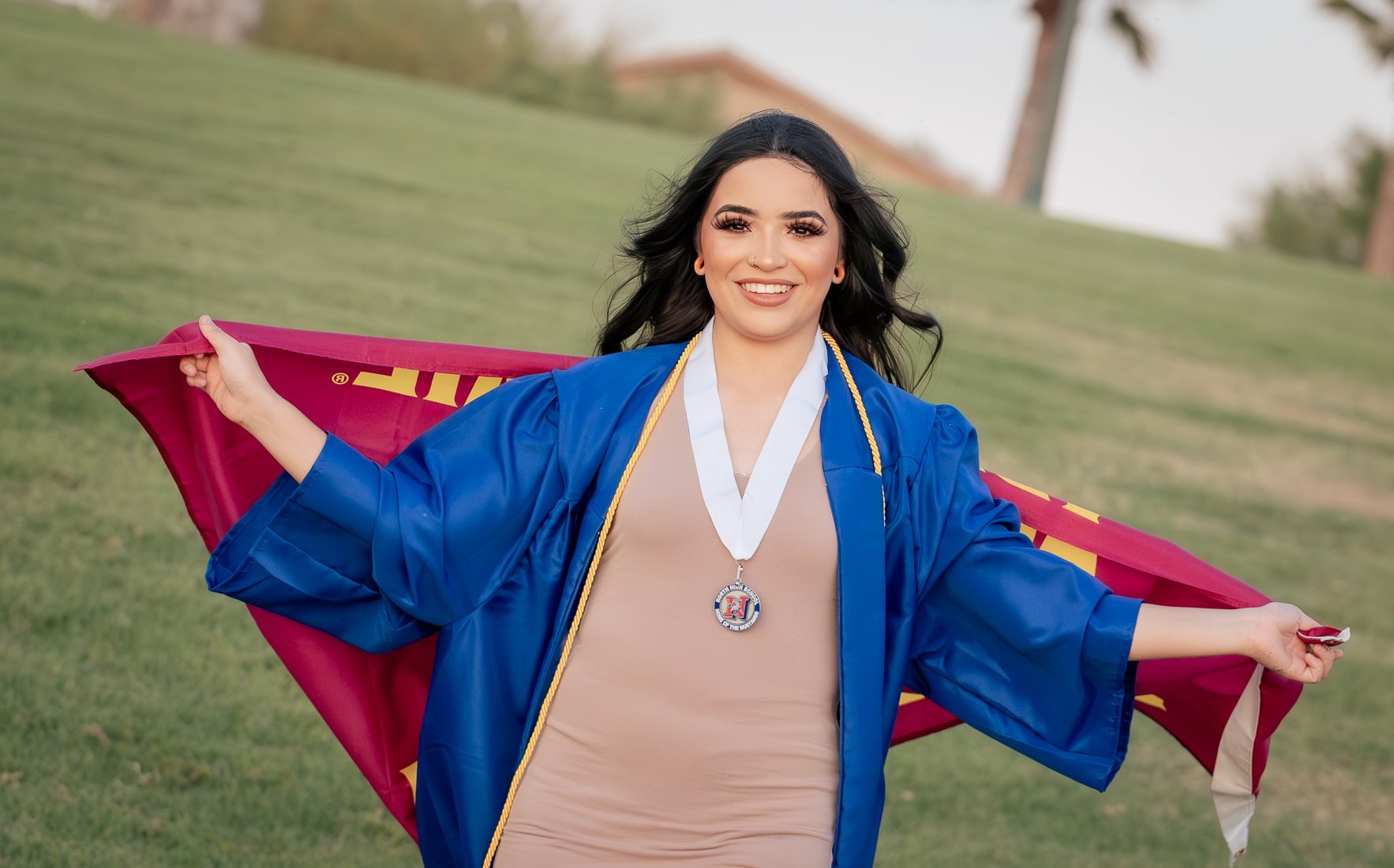 Alyssa graduation portrait by Pak Studios in Arizona graduation portrait session