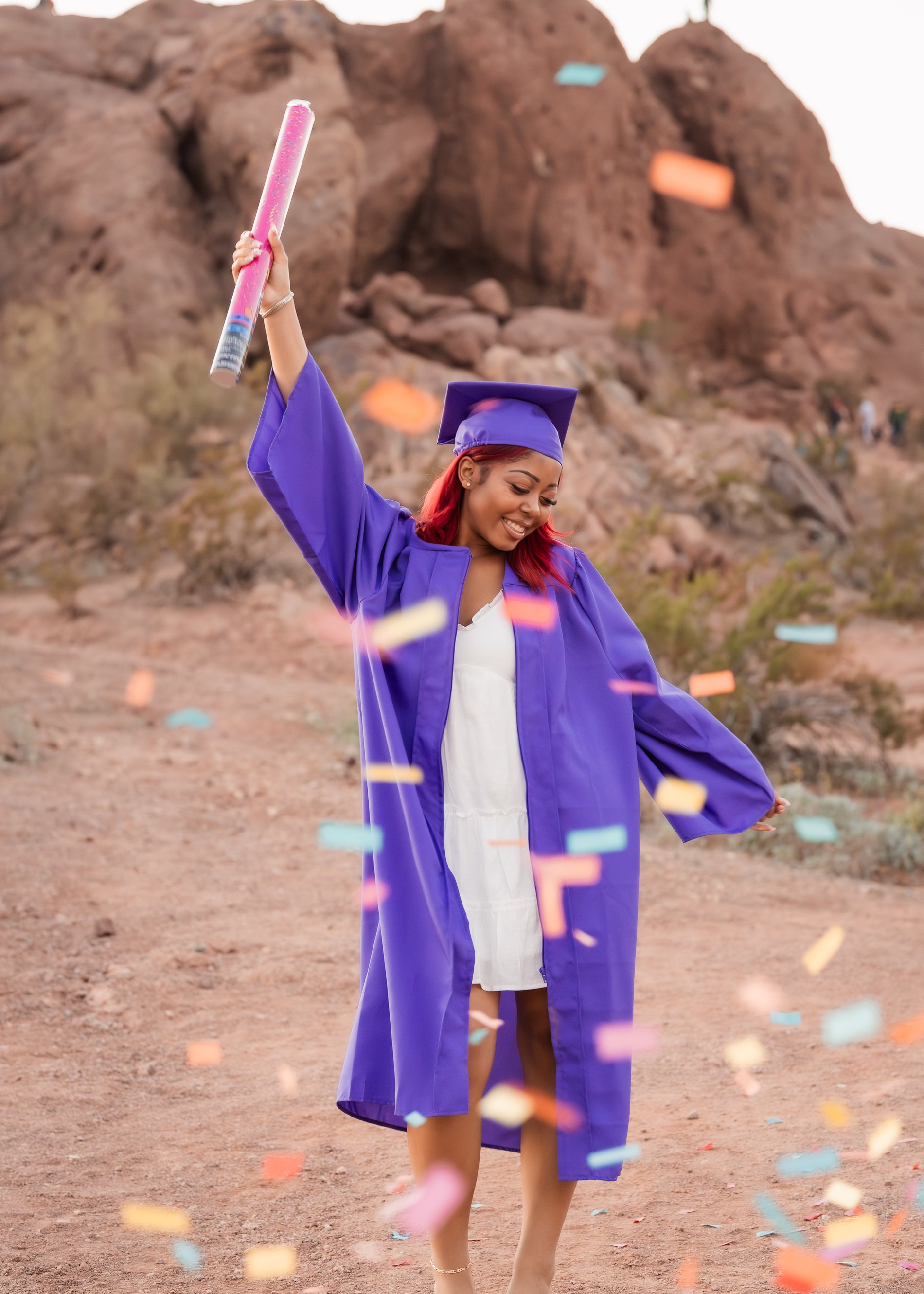 Aniya graduation portrait by Pak Studios in Arizona graduation portrait session