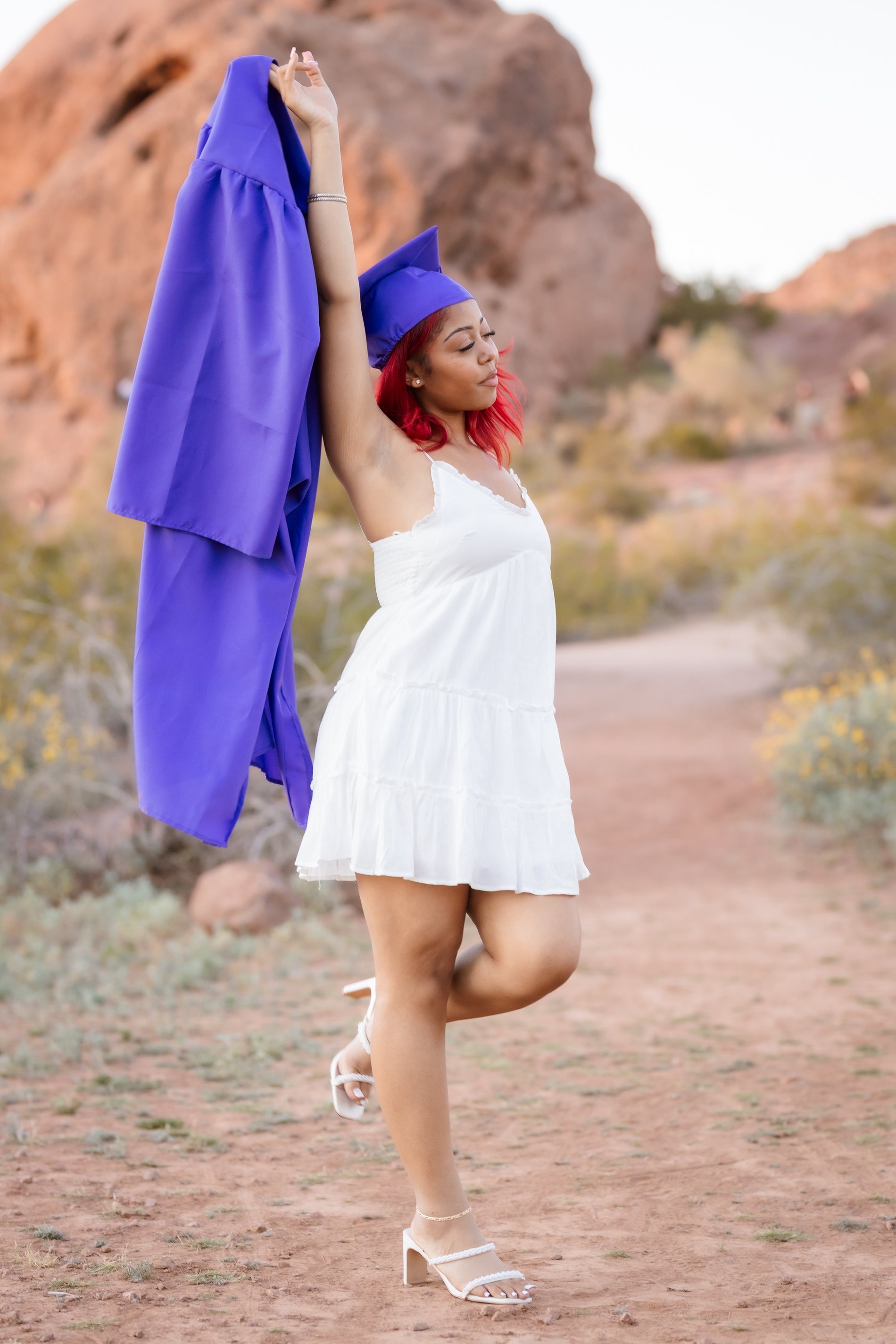Aniya graduation portrait session in Arizona graduation portrait session by Pak Studios