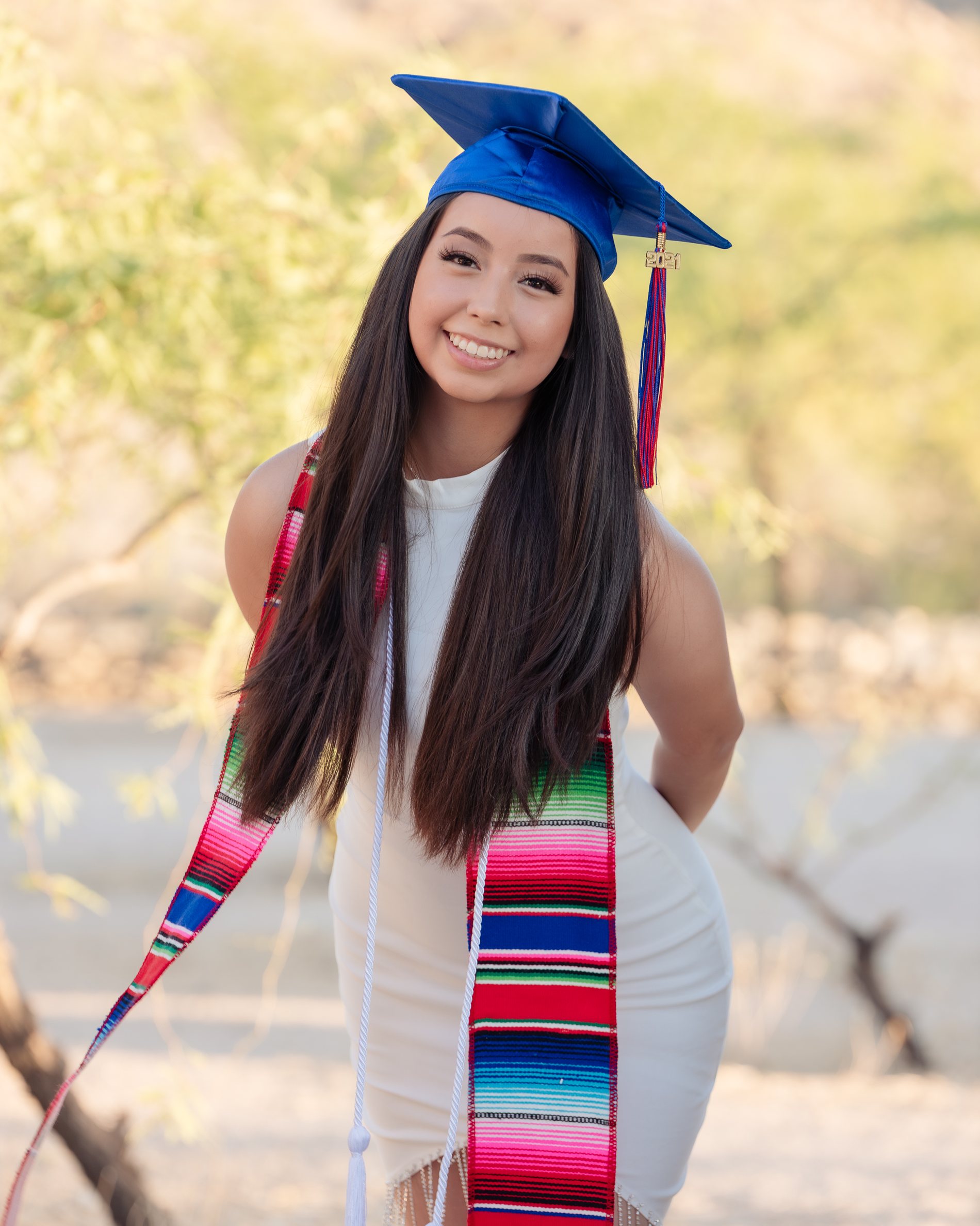 Giselle graduation portrait by Pak Studios in Arizona graduation portrait session