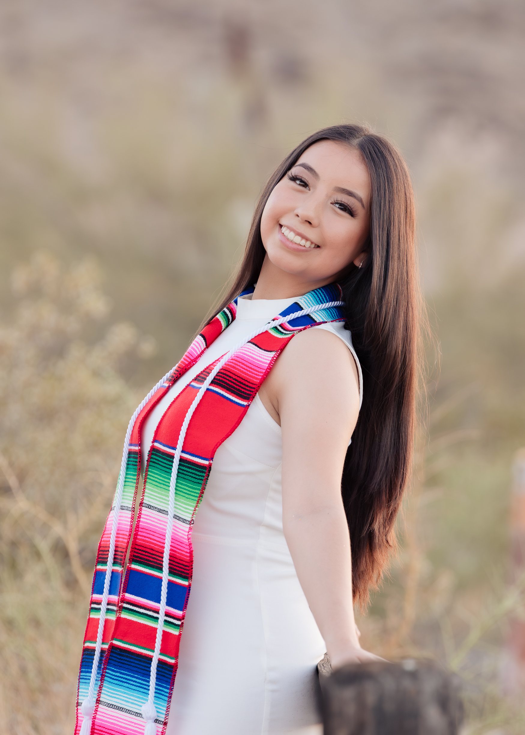 Giselle graduation portrait by Pak Studios in Arizona graduation portrait session