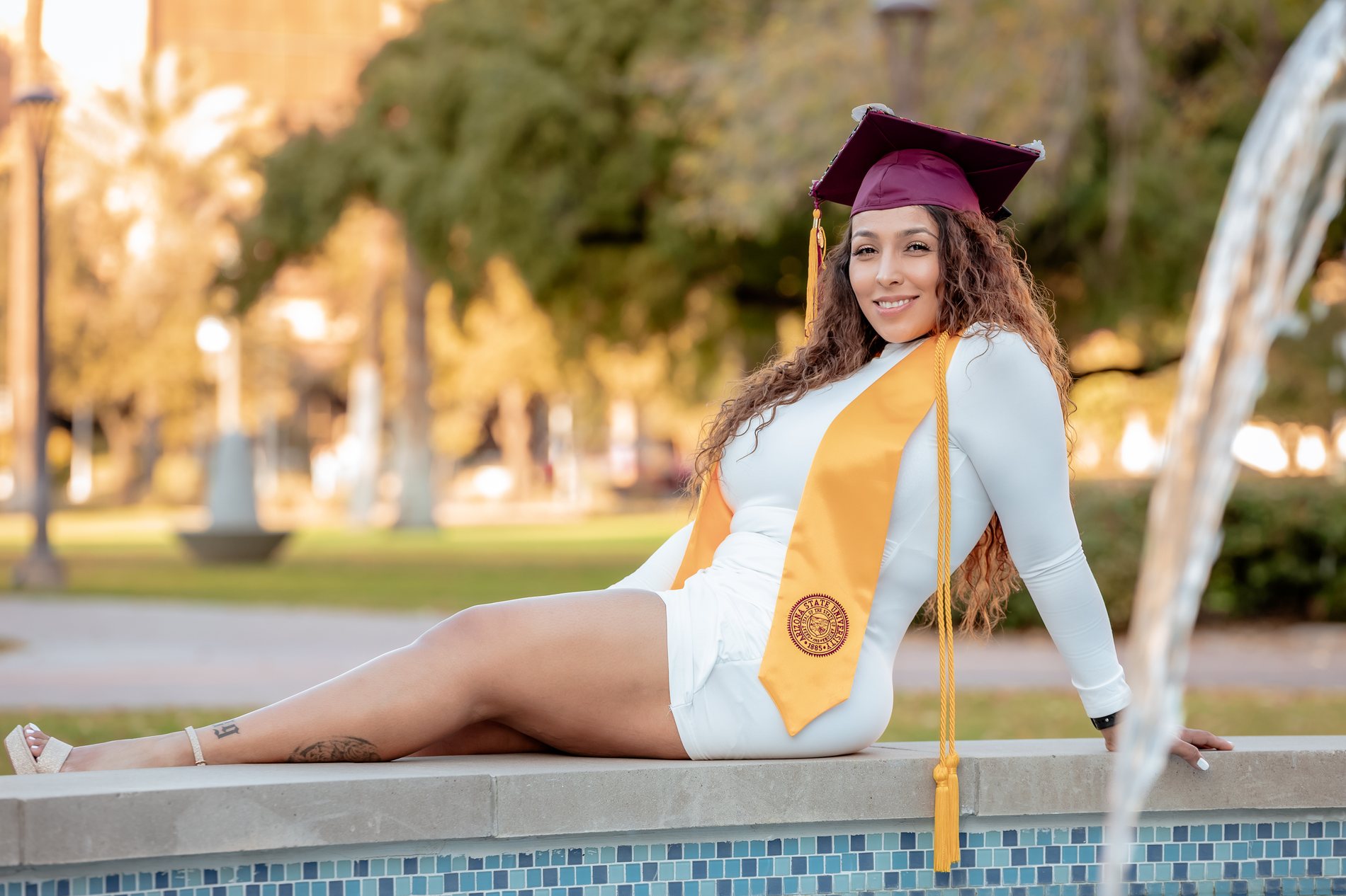 Monica graduation portrait by Pak Studios in Arizona graduation portrait session