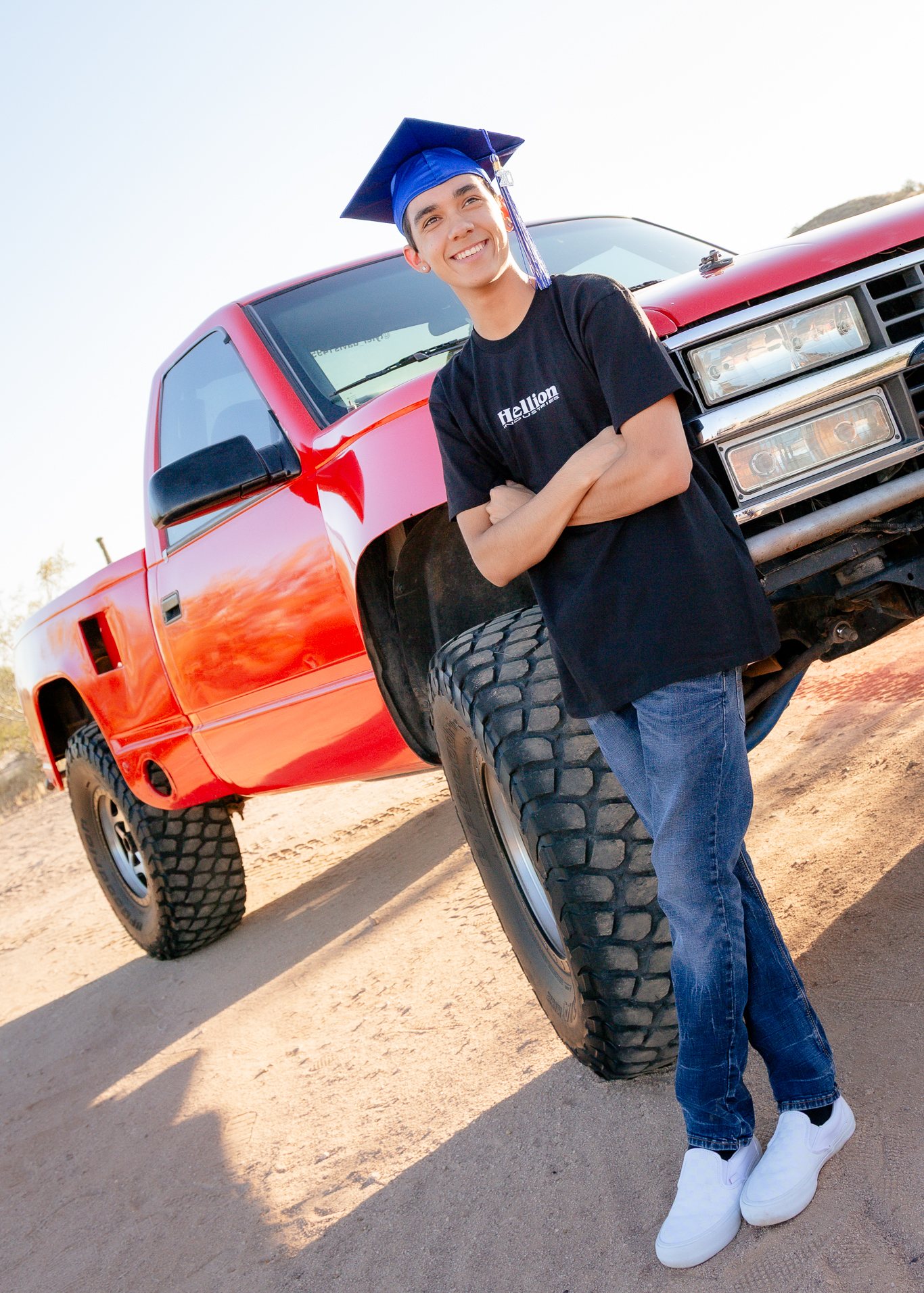 Off-Road Graduation graduation portrait session in Arizona graduation portrait session by Pak Studios