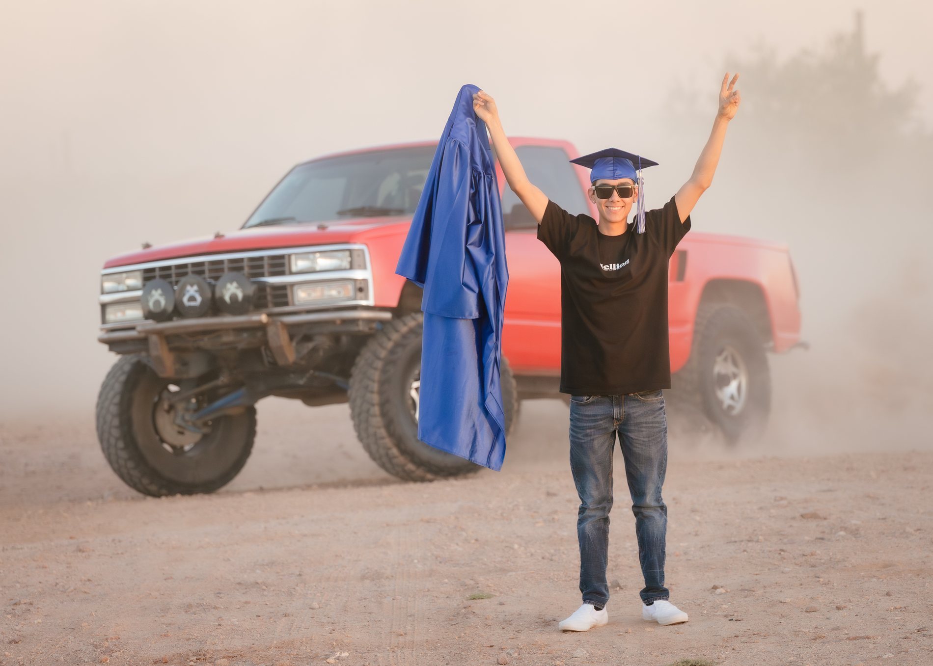 Off-Road Graduation graduation portrait by Pak Studios in Arizona graduation portrait session