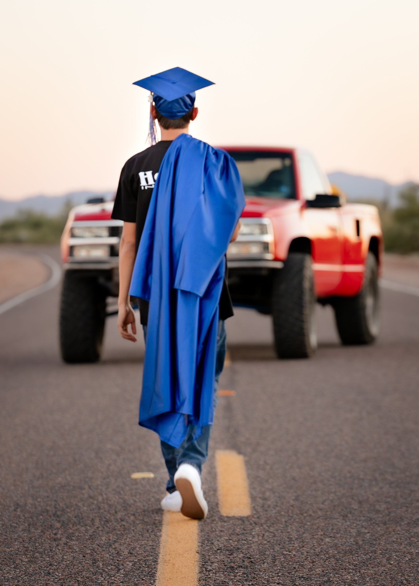 Off-Road Graduation graduation portrait by Pak Studios in Arizona graduation portrait session