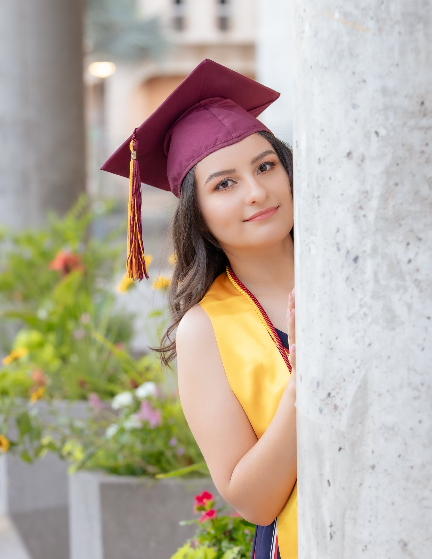 Veridiana graduation portrait by Pak Studios in Arizona graduation portrait session