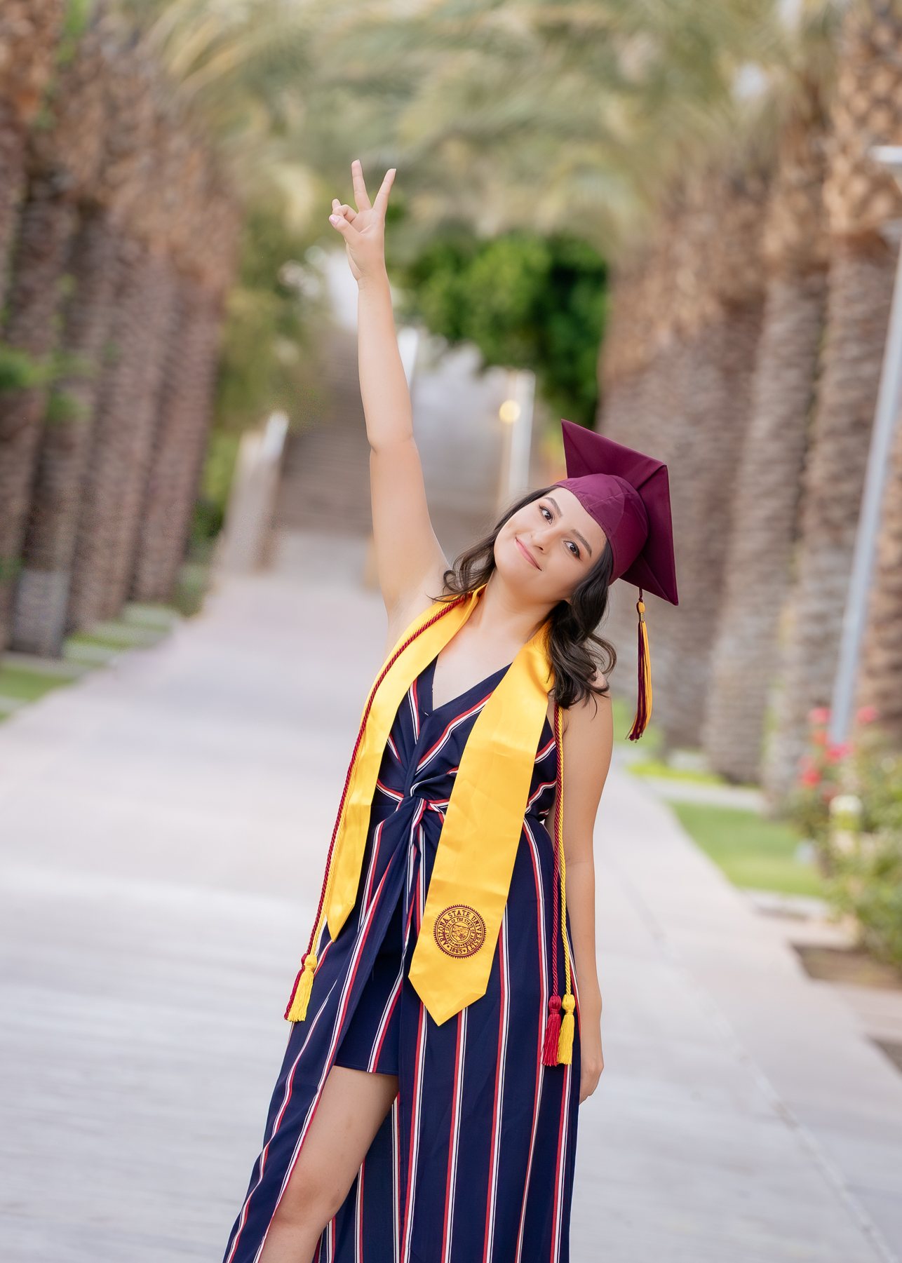 Veridiana graduation portrait session in Arizona graduation portrait session by Pak Studios