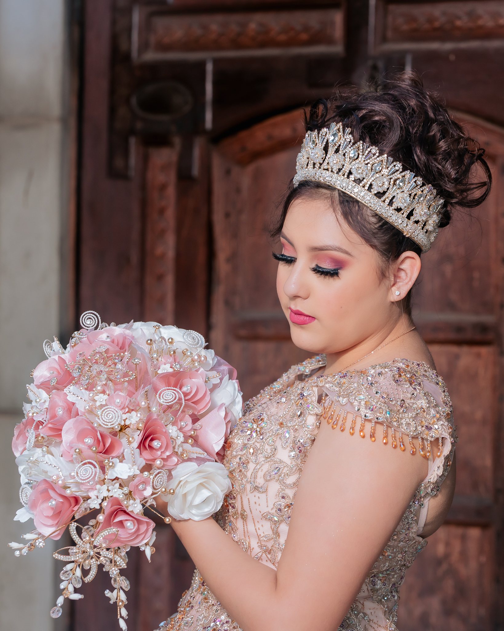Lizette quinceañera portrait by Pak Studios in Arizona quinceañera portrait session