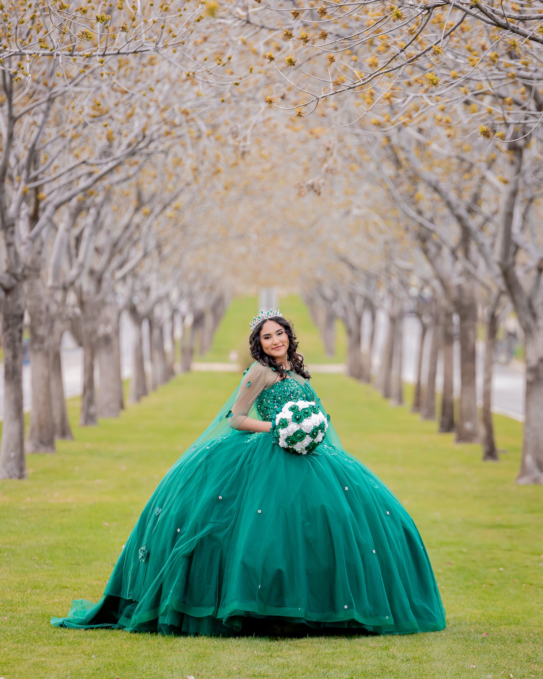 Nancy quinceañera portrait by Pak Studios in Arizona quinceañera portrait session