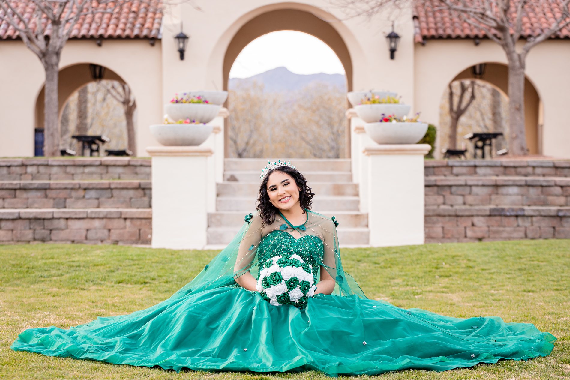 Nancy quinceañera portrait by Pak Studios in Arizona quinceañera portrait session