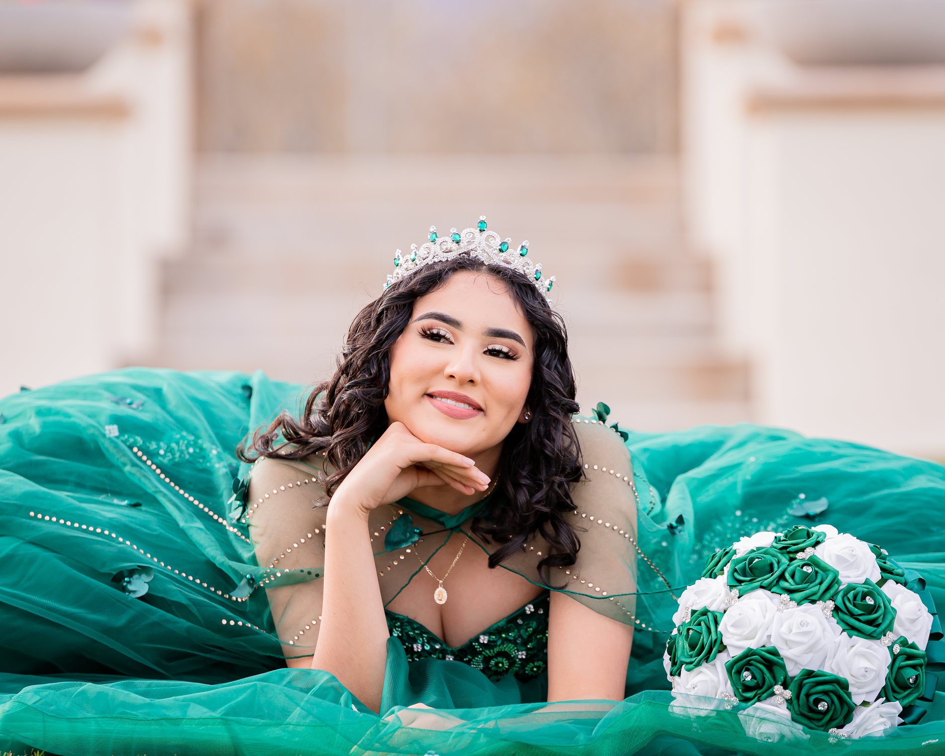 Nancy quinceañera portrait by Pak Studios in Arizona quinceañera portrait session
