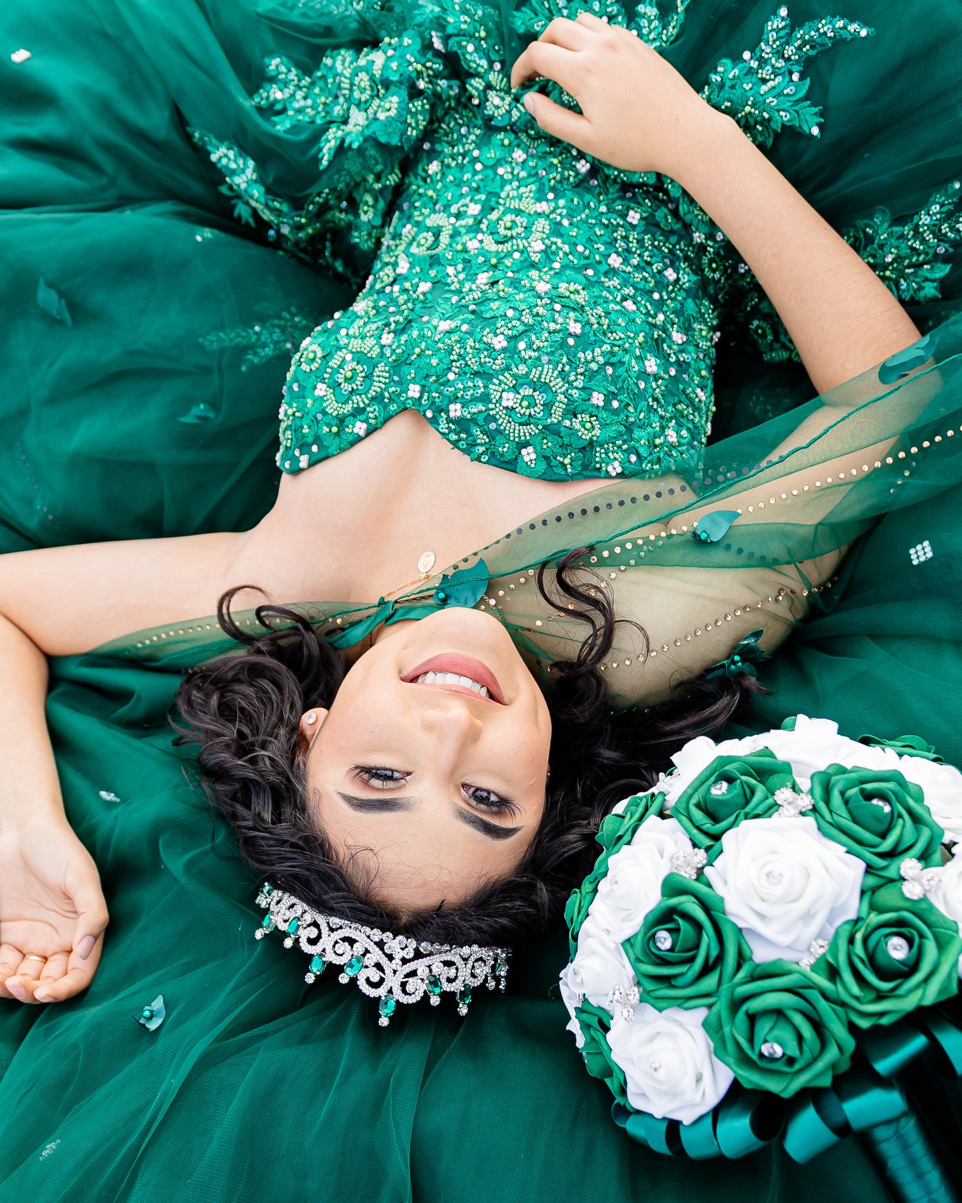 Nancy quinceañera portrait by Pak Studios in Arizona quinceañera portrait session