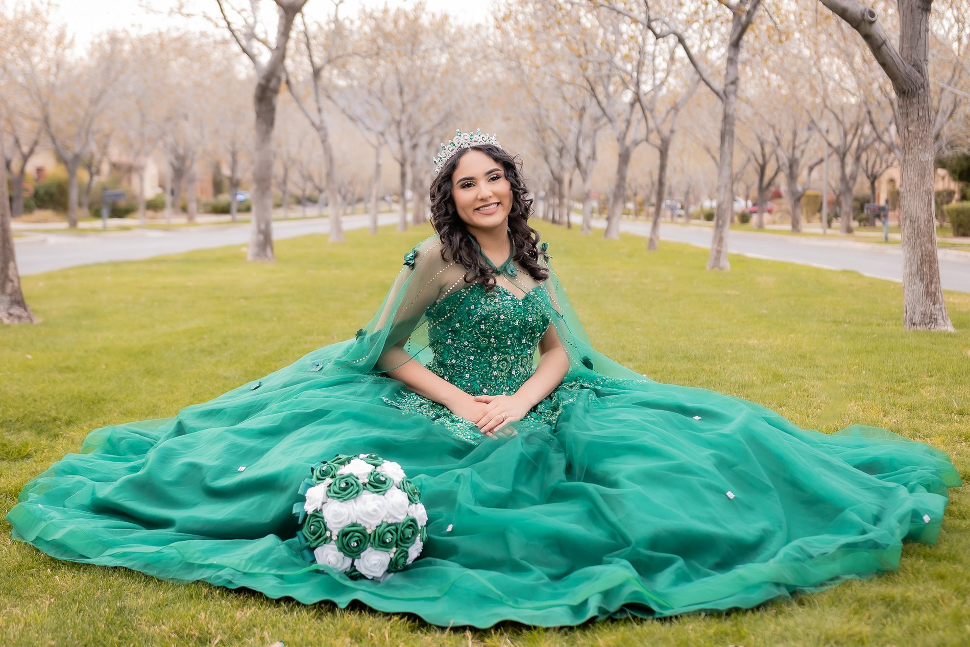 Nancy quinceañera portrait by Pak Studios in Arizona quinceañera portrait session