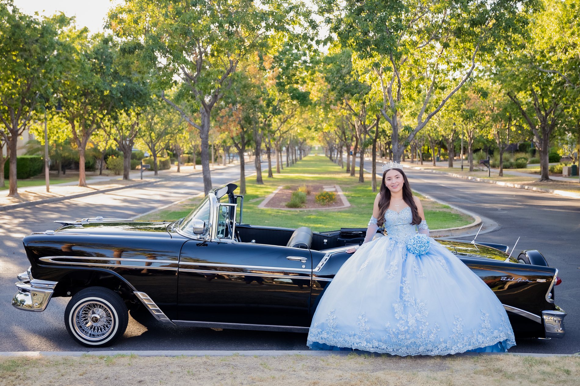 Nevaeh quinceañera portrait by Pak Studios in Arizona quinceañera portrait session