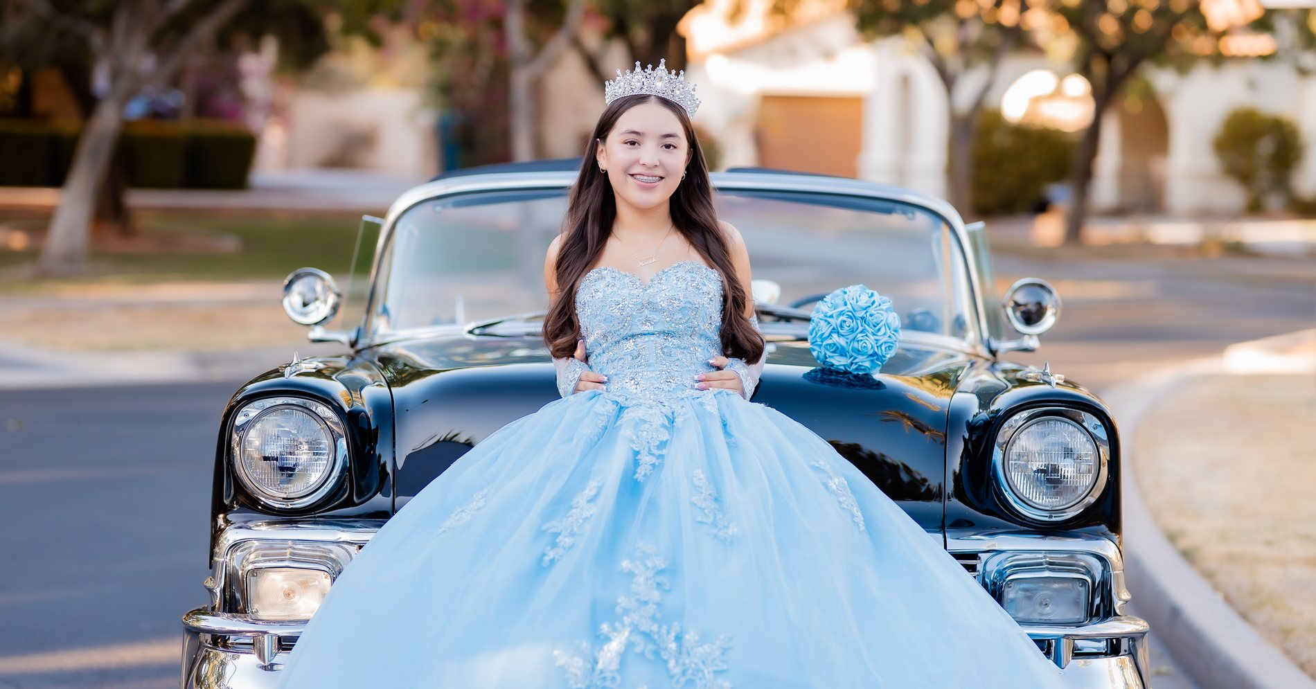 Nevaeh quinceañera portrait by Pak Studios in Arizona quinceañera portrait session