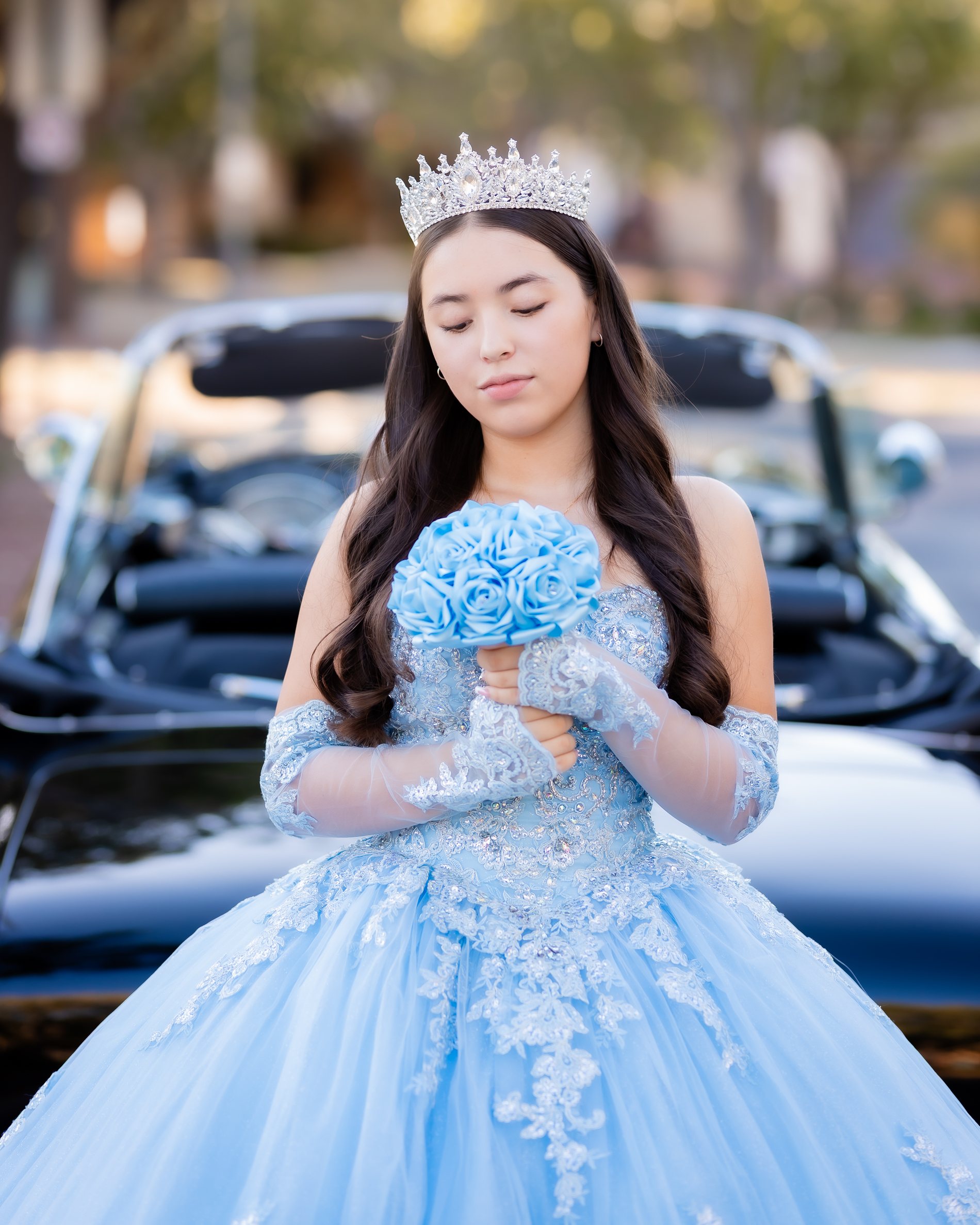 Nevaeh quinceañera portrait by Pak Studios in Arizona quinceañera portrait session