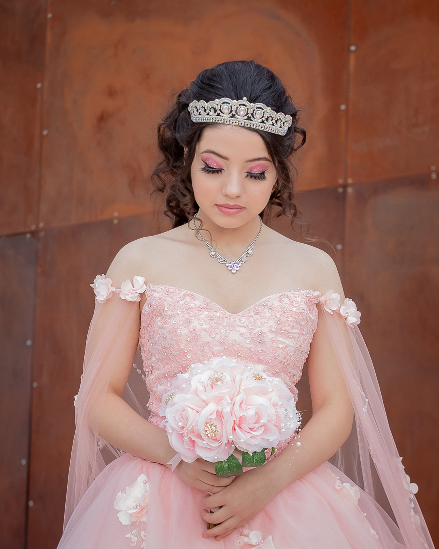 Aailet Quinceanera portrait by Pak Studios