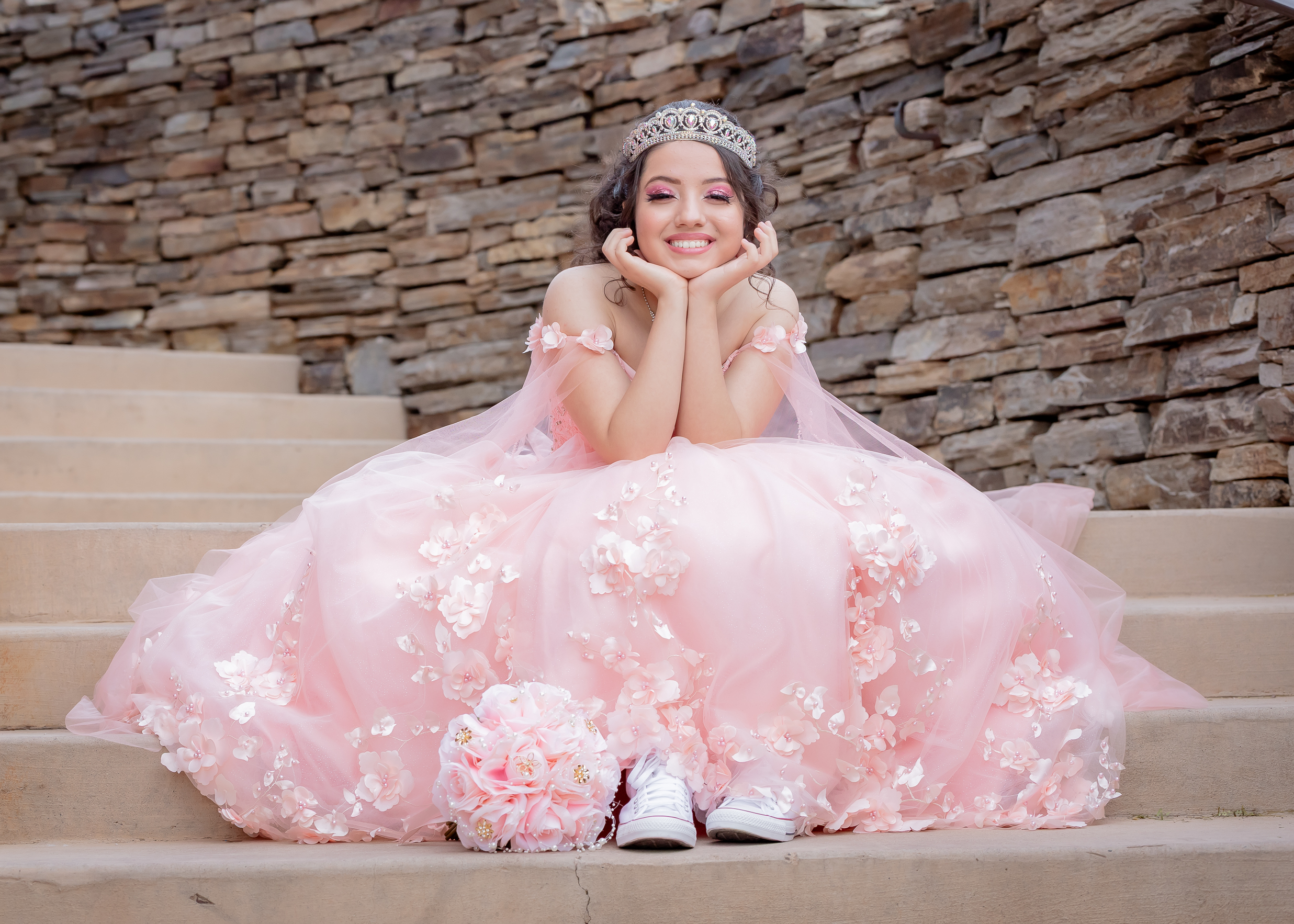 Aailet Quinceanera portrait by Pak Studios