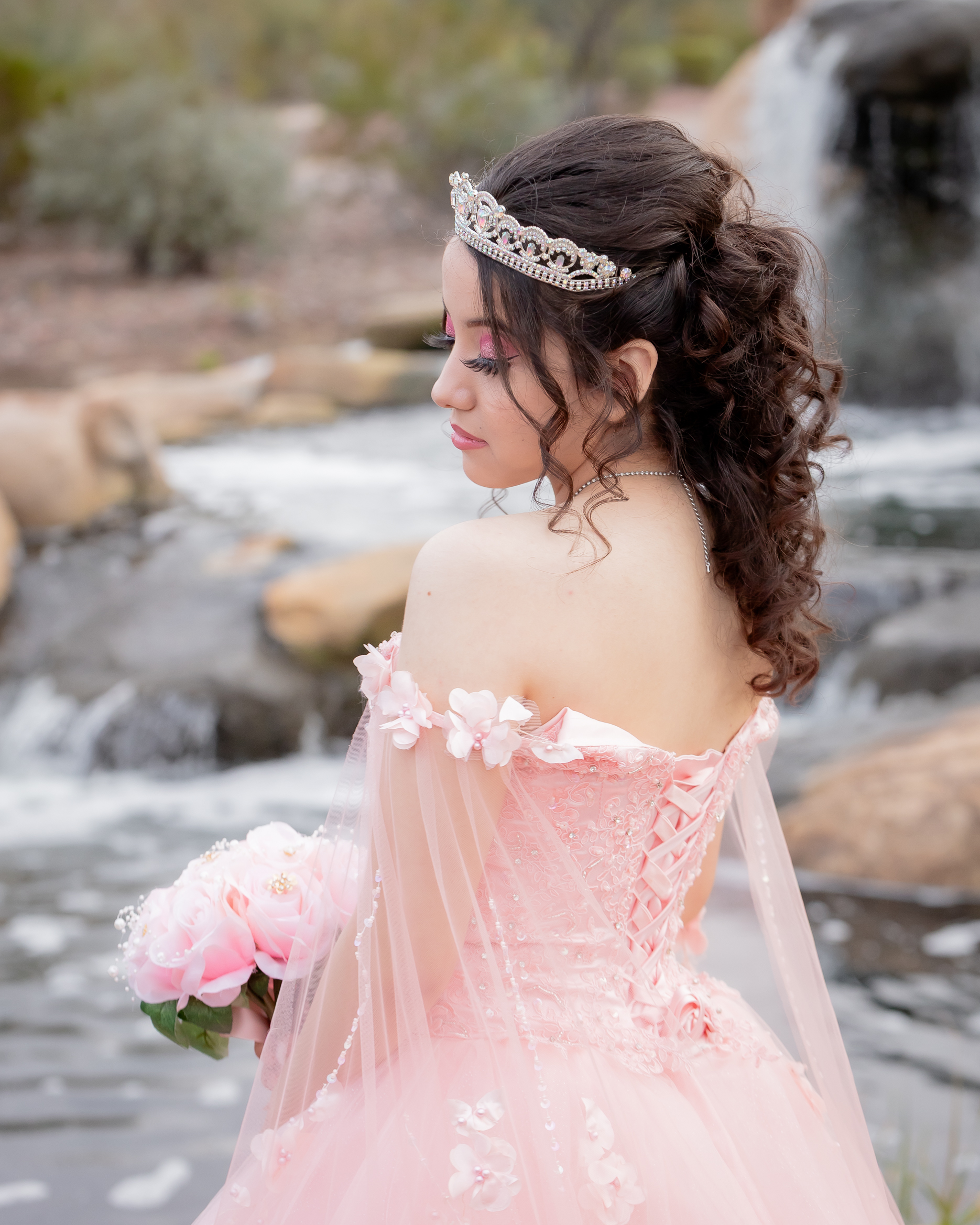 Aailet Quinceanera portrait by Pak Studios