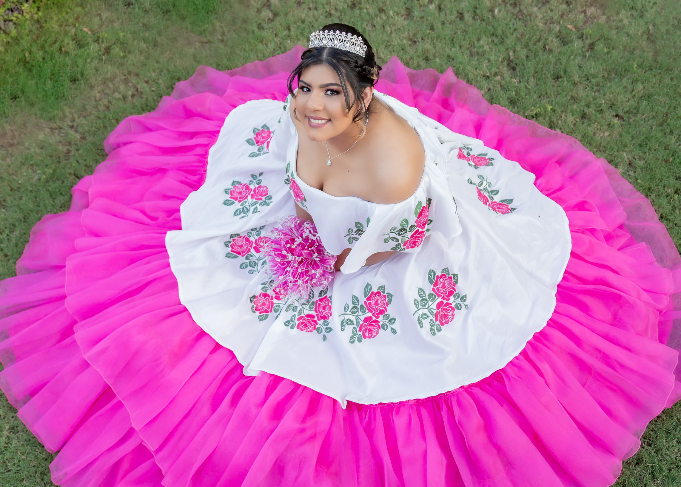 Ashley Quinceanera portrait by Pak Studios