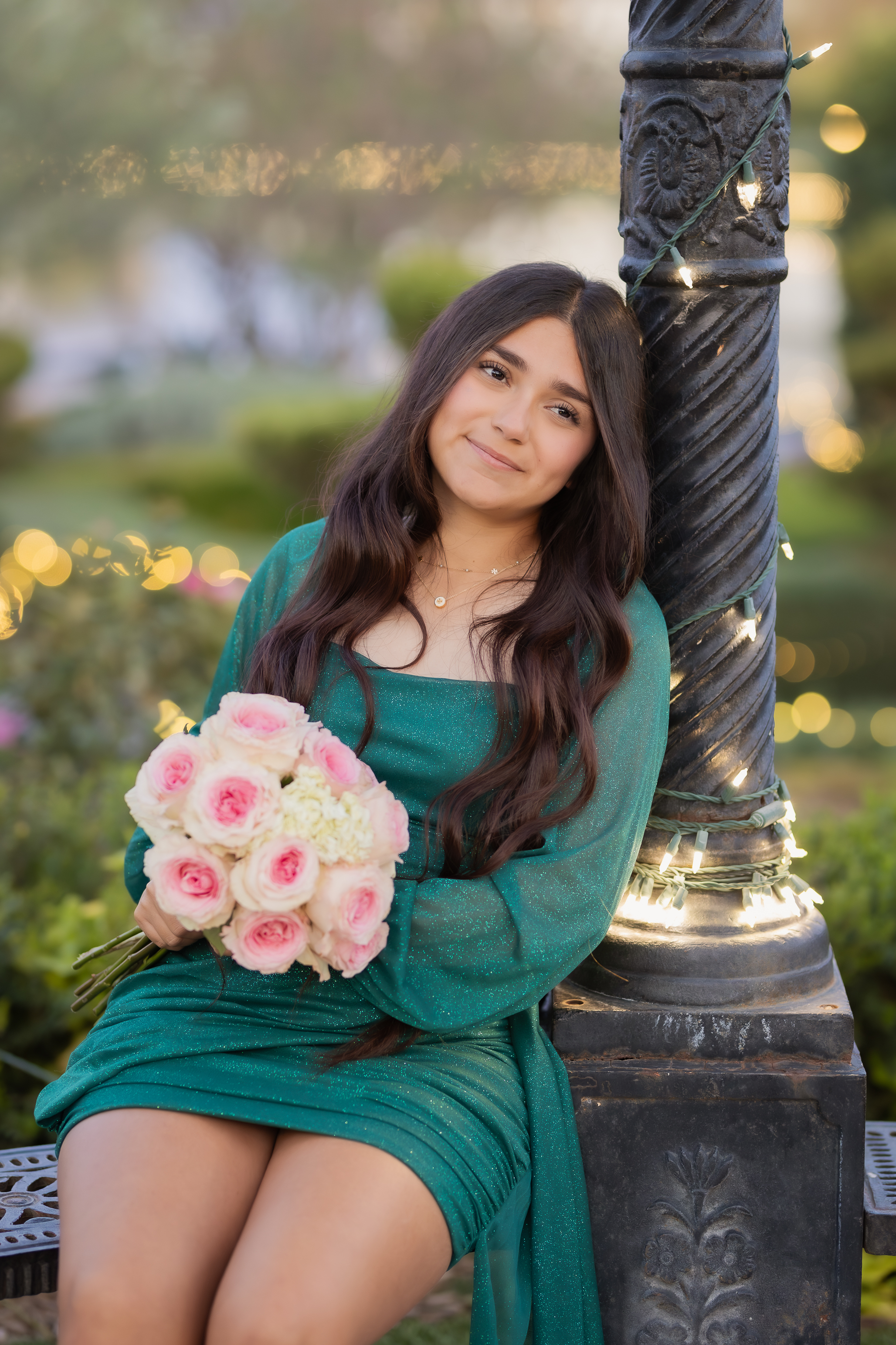 Cereceres Quinceanera portrait by Pak Studios