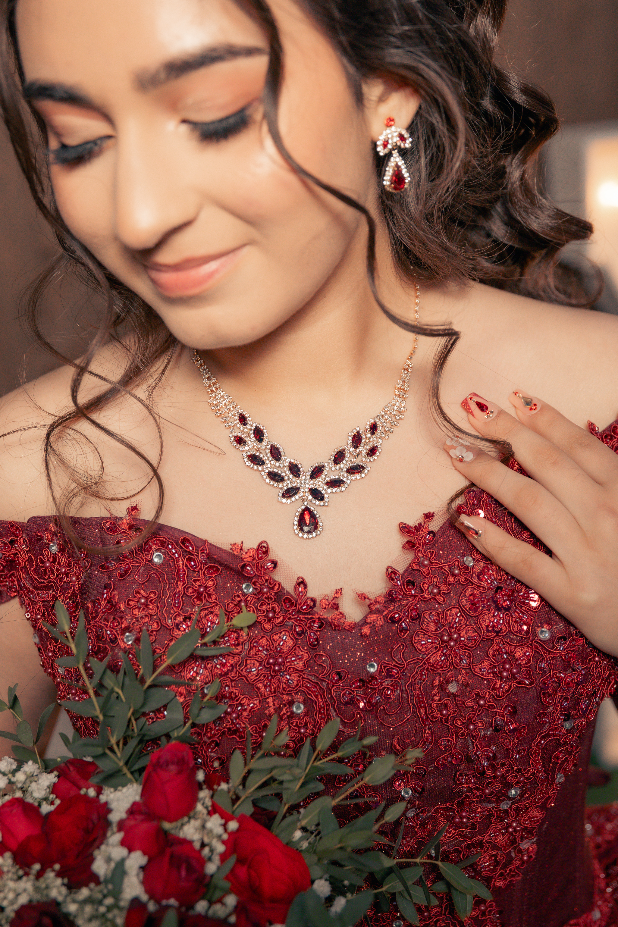 Lliana Quinceanera portrait by Pak Studios