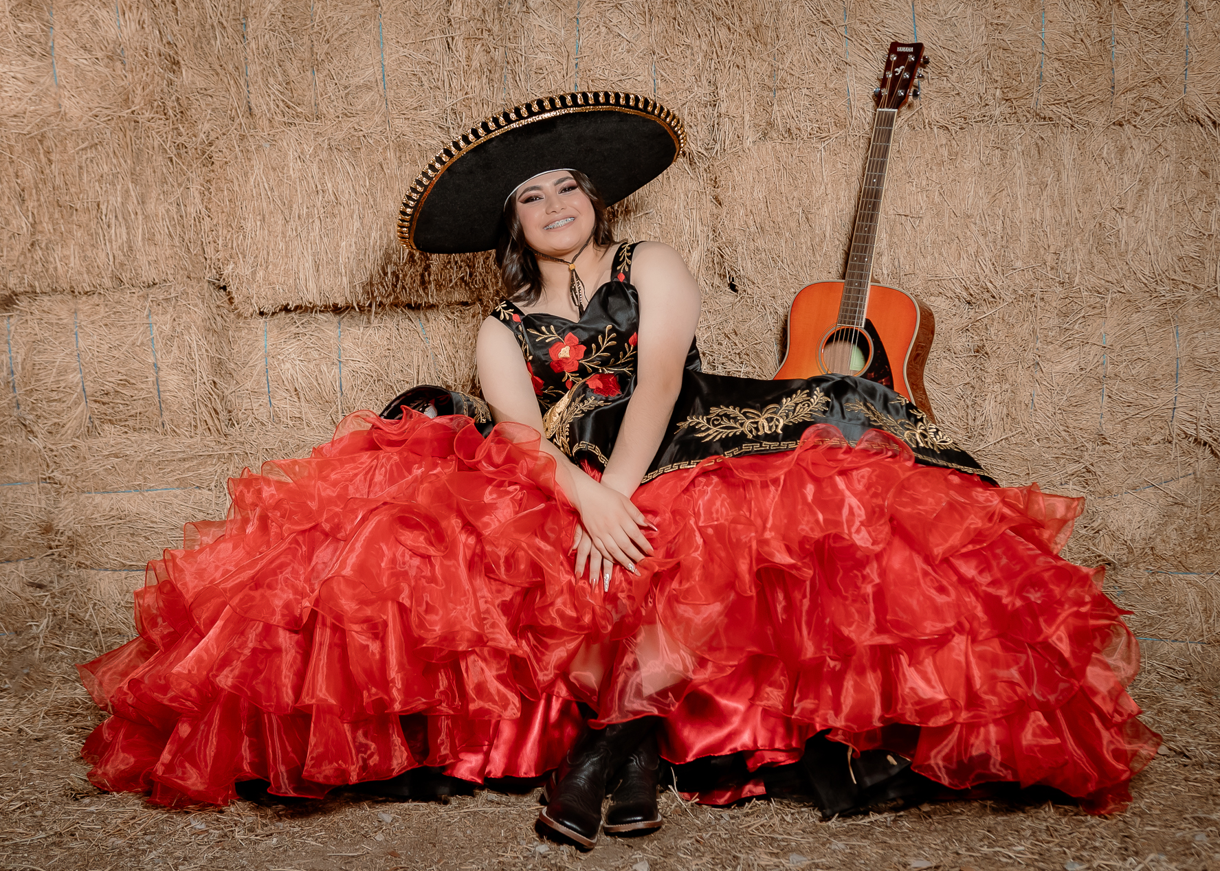 Mia Quinceanera portrait by Pak Studios