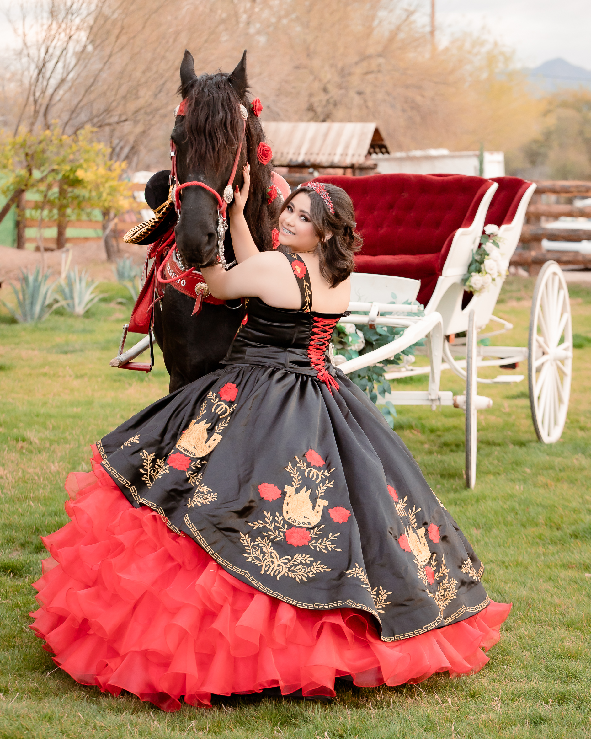 Mia Quinceanera portrait by Pak Studios
