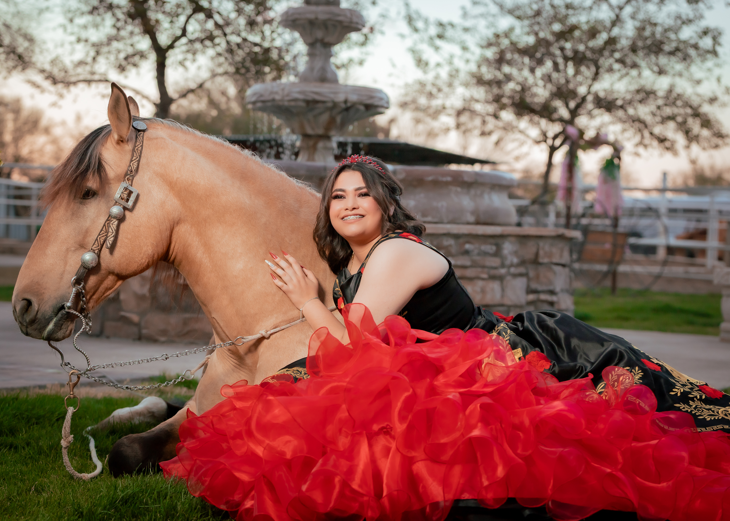 Mia Quinceanera portrait by Pak Studios
