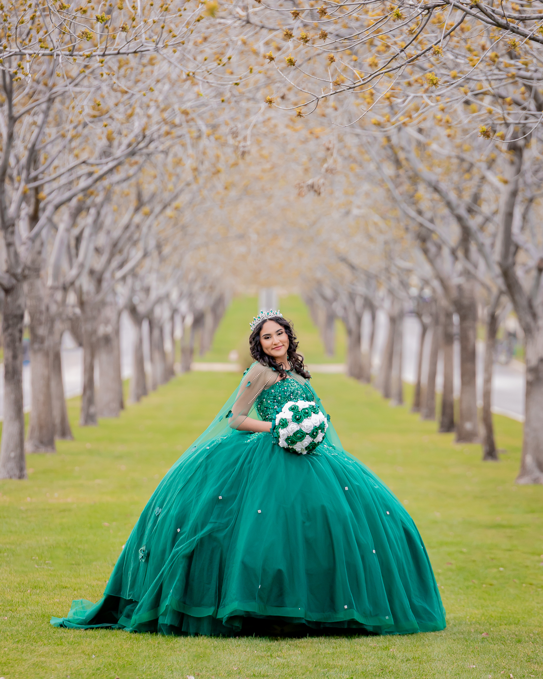 Nancy Quinceanera portrait by Pak Studios