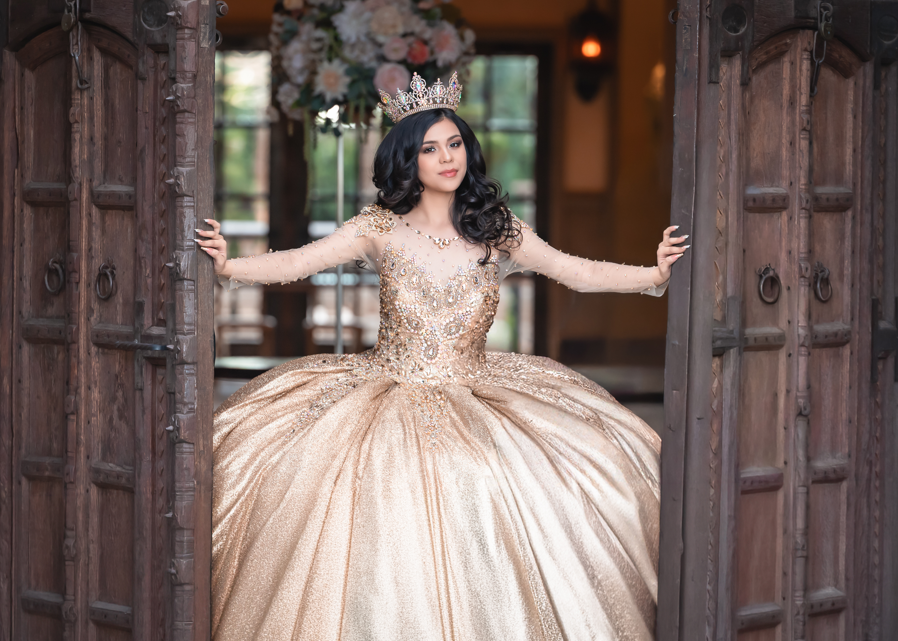 Quince Quinceanera portrait by Pak Studios