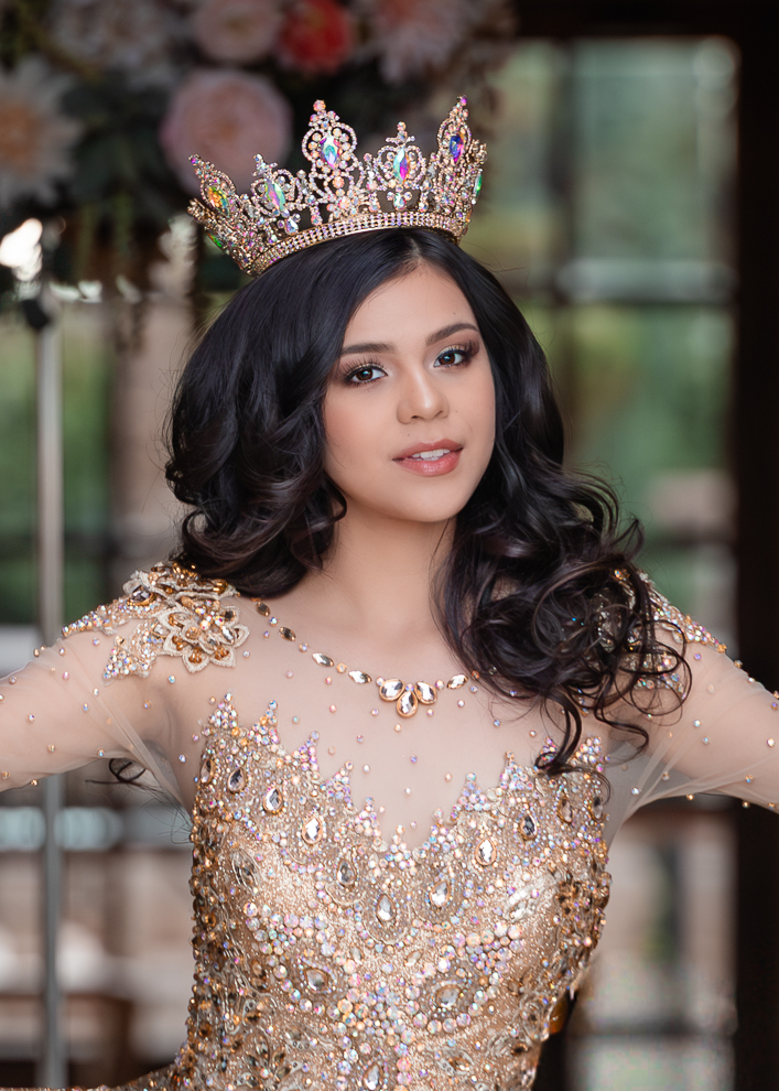 Quince Quinceanera portrait by Pak Studios