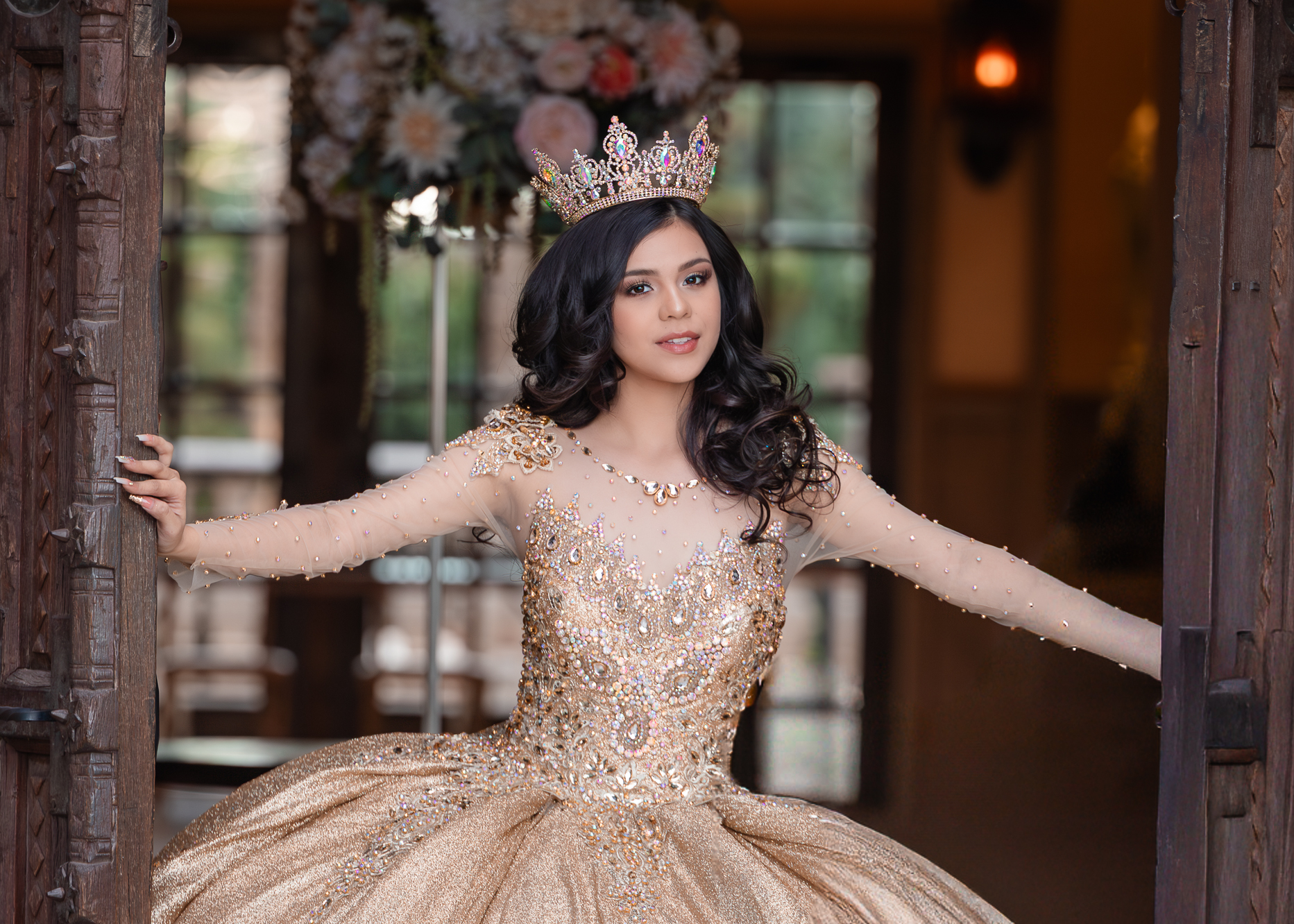 Quince Quinceanera portrait by Pak Studios